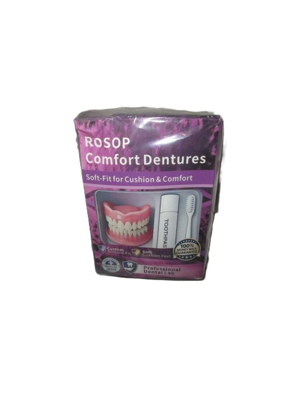 Denture Kit Temporary Moldable Comfortable with Cleaning Tools DIY Comfort